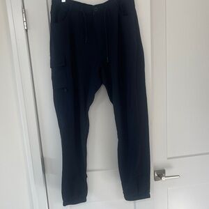 BYLT Basics Black Cargo Pants with Utility Pockets